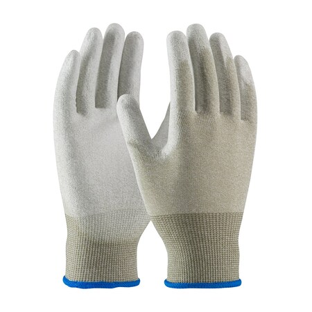 Pip Nylon / Copper Fiber Electrostatic Dissipative (ESD) Glove w/Polyurethane Coated Smooth Grip, 12PK 40-6415/S